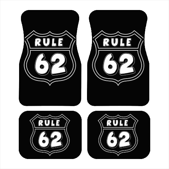 Rule 62 Aa Na 12 Step Recovery Sobriety Car Mats