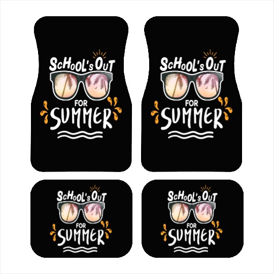 Last Day Of School Teacher Schools Out For Summer Car Mats