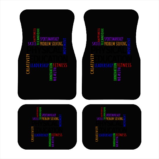 Physical Education Pe Gym Teacher Sport Car Mats