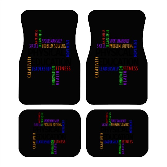 Physical Education Pe Gym Teacher Sport Car Mats