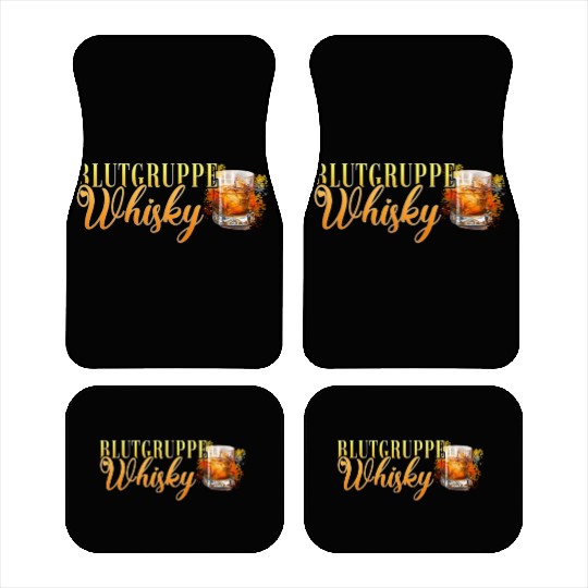 Blutgruppe Whisky Cocktail for Bartender Car Mats