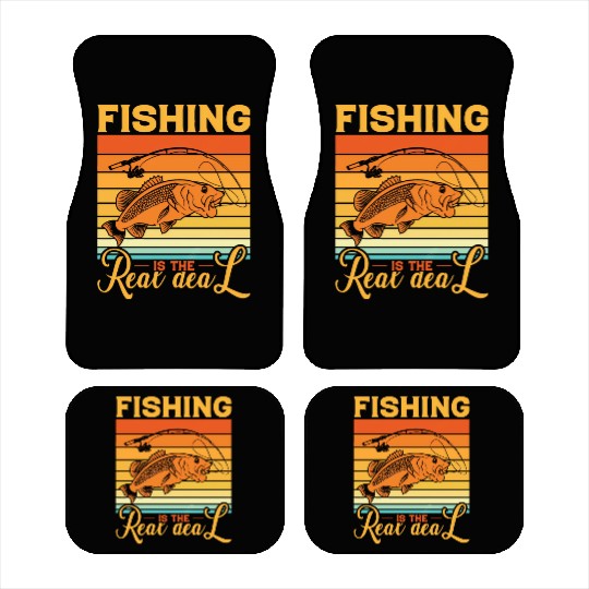 Fishing Is The Real Deal Car Mats