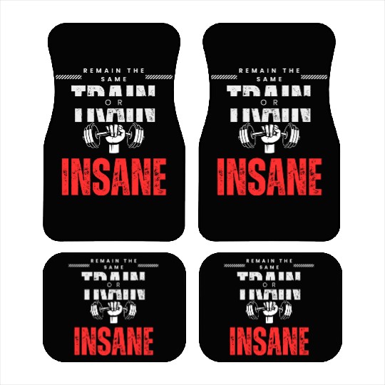 Train insane or remain the same Car Mats