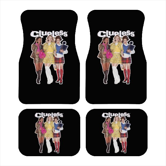Clueless Bedazzled Logo Car Mats