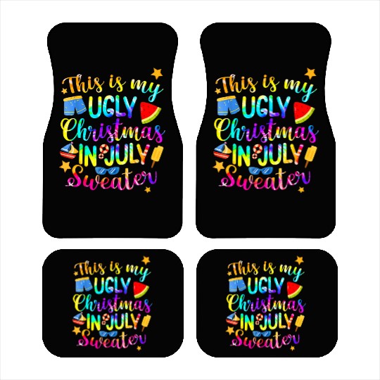 This Is My Christmas In July Sweater Summer Car Mats