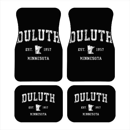 Duluth Minnesota Mn Athletic Sports Car Mats