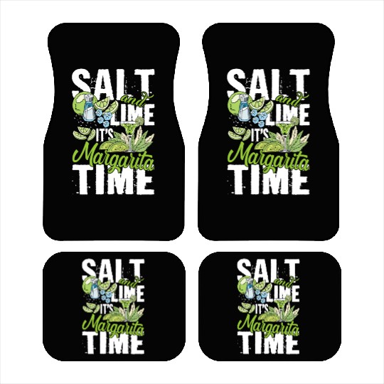 Salt And Lime It'S Margarita Time Pub Crawl Pytime Car Mats