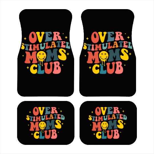 Overstimulated Moms Club Car Mats