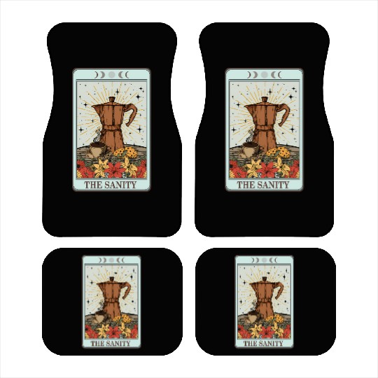 Coffee Tarot Card The Sanity Car Mats