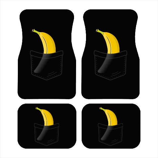 Banana For Fruit Banana Yellow Hawaiian Car Mats