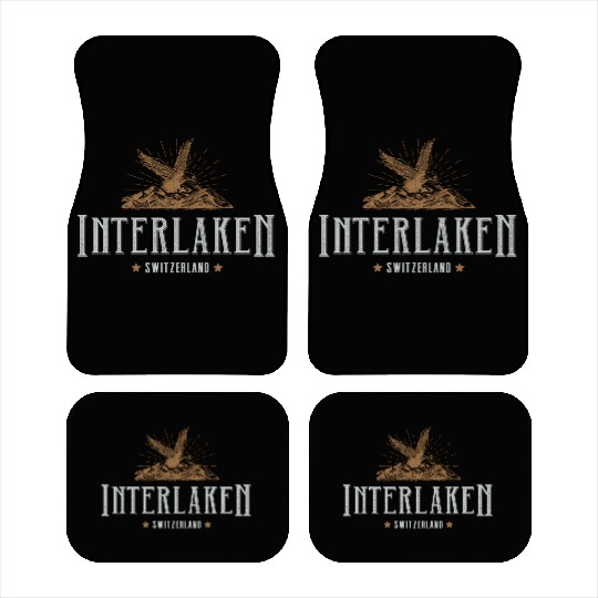 Interlaken Moains Switzerland Hiking Outdoors Car Mats