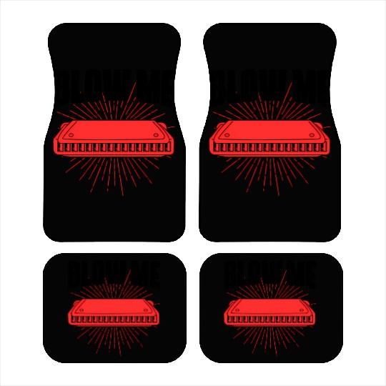 Blow Me Harmoa Wind Instrut Jazz Music Car Mats