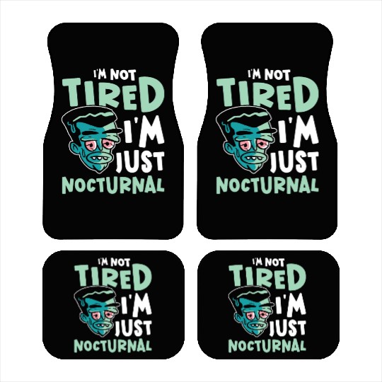 Night Shift Worker Graveyard Duty Car Mats