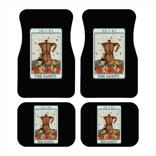 Coffee Tarot Card The Sanity Car Mats