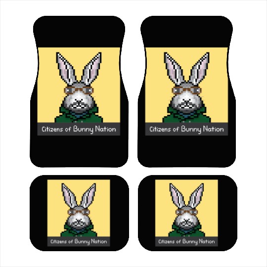 Citizens of Bunny Nation NFT #86 Artwork Car Mats