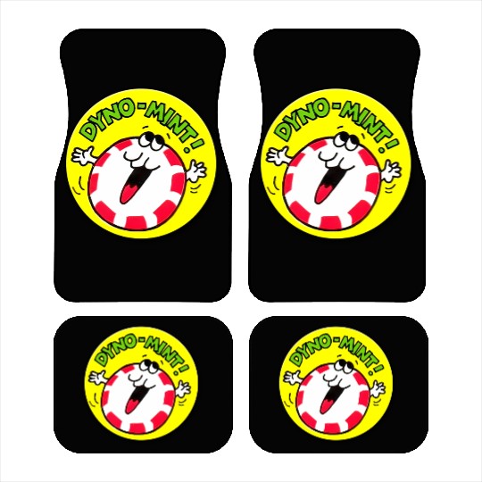 Vintage Scratch And Sniff Sticker Peppermint Dyno- Car Mats