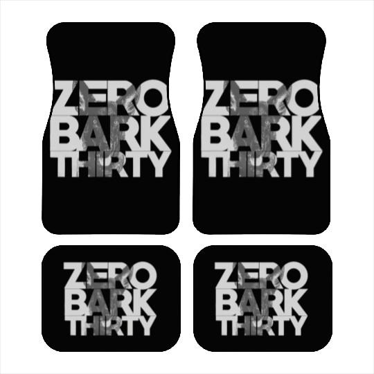 Zero Bark Thirty Belgian Malinois Military Dog Car Mats