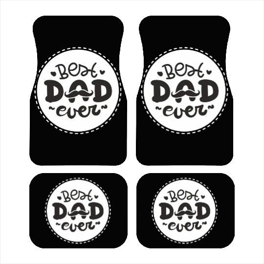 Best Dad Ever Car Mats