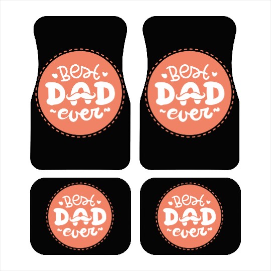 Best Dad Ever Car Mats