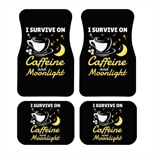 Night Shift Worker Graveyard Duty Car Mats