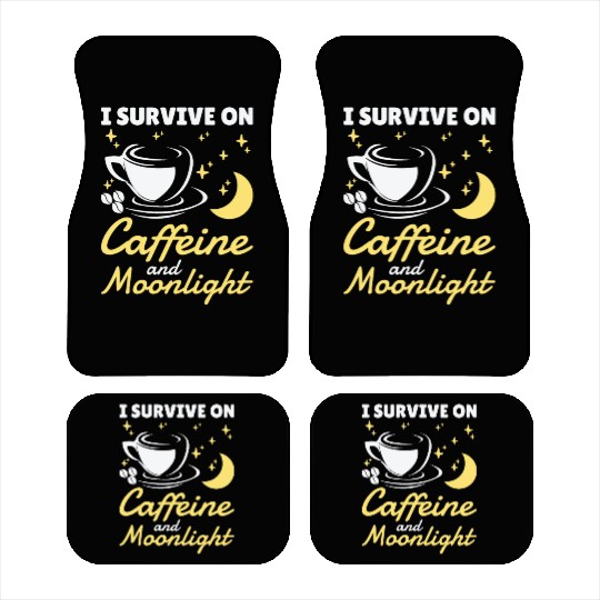 Night Shift Worker Graveyard Duty Car Mats