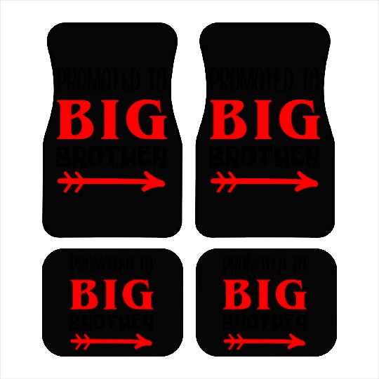 Promoted to big brother boy Car Mats