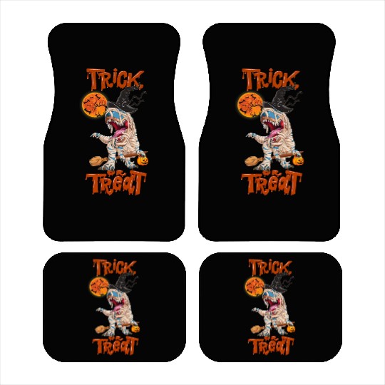 Trick Or Treat Halloween Dinosaur T rex Mummy Car Mats