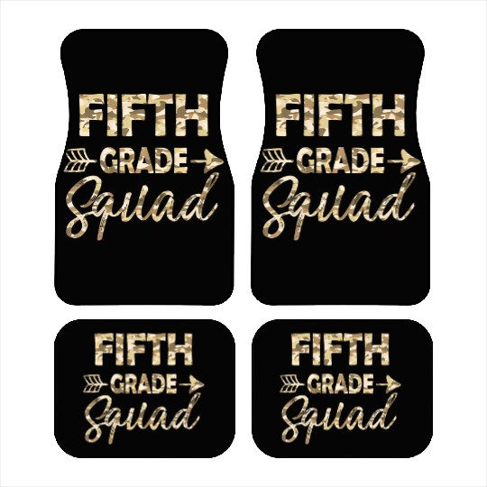Fifth Grade Camo Teacher Welcome Back To School Car Mats