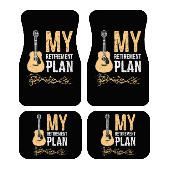 My Retirement Plan Guitar Car Mats