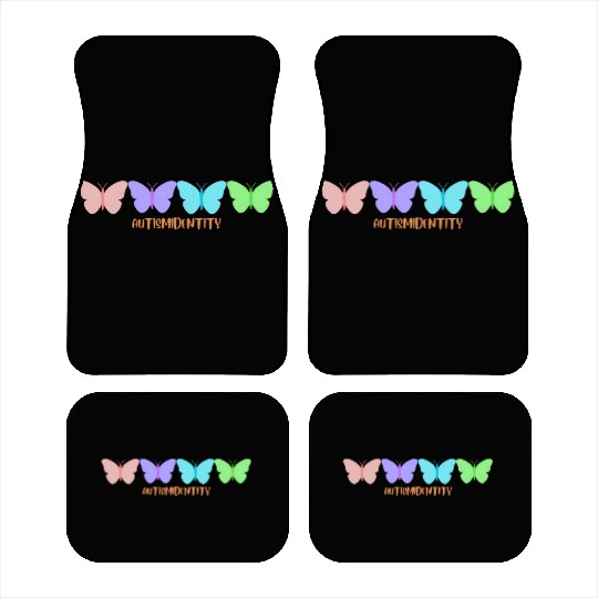 Autism Identity Butterfly Car Mats