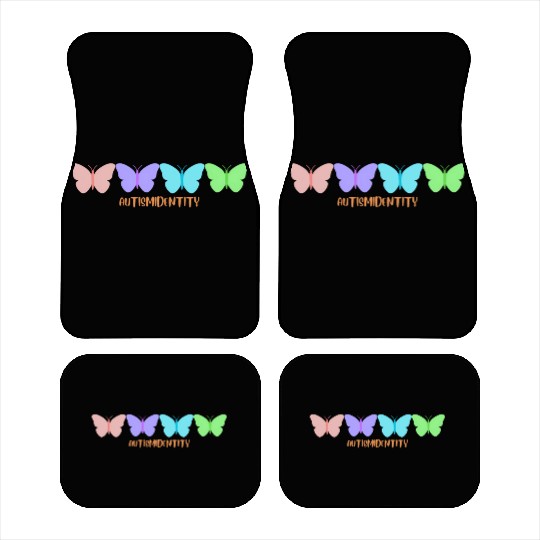 Autism Identity Butterfly Car Mats