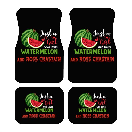 Just A Who Loves Watermelon And Ross Chastain Car Mats