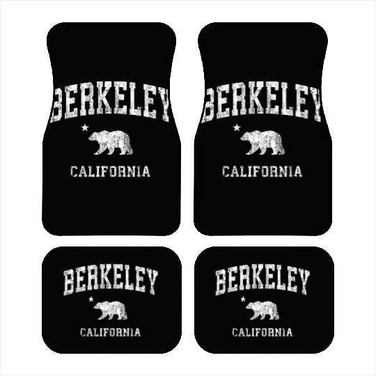 Berkeley California Ca Distressed Sports Car Mats