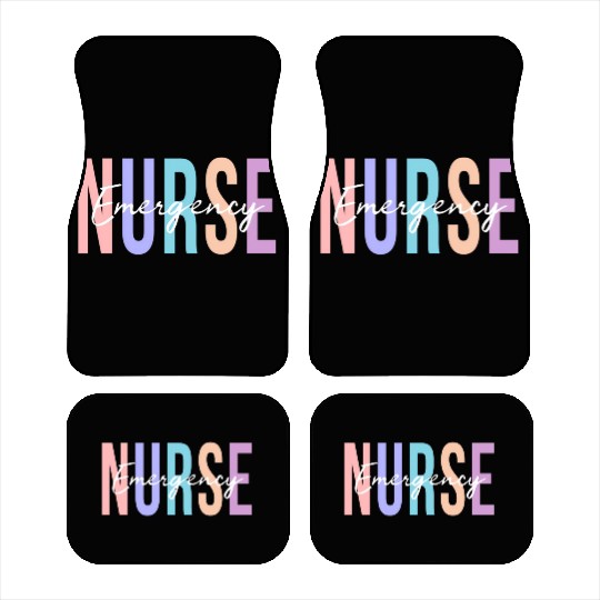 Er Nurse Emergency Room Nurse Registered Nurse Car Mats