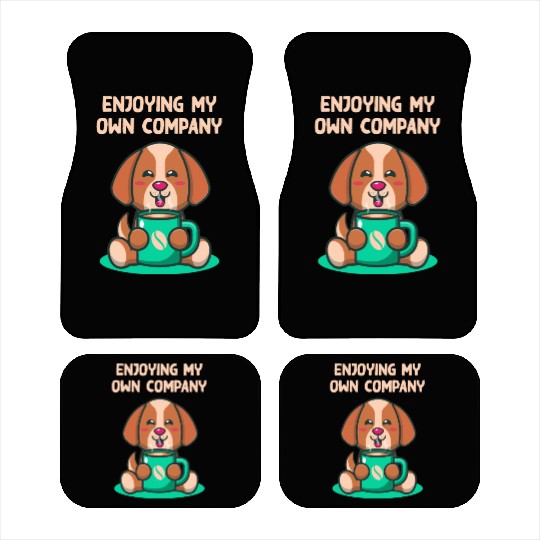 Enjoying My Own Company Sarcastic Introvert Sarcas Car Mats