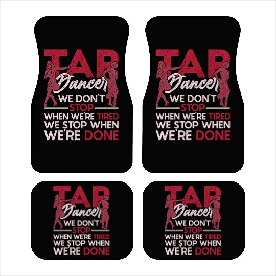 Tap Dance Tap Dancer Car Mats