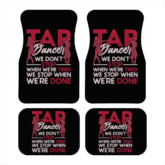 Tap Dance Tap Dancer Car Mats