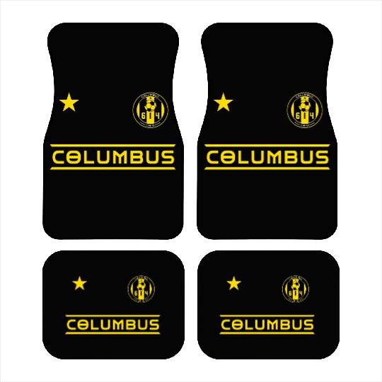 Columbus Ohio 614 Starer Car Mats