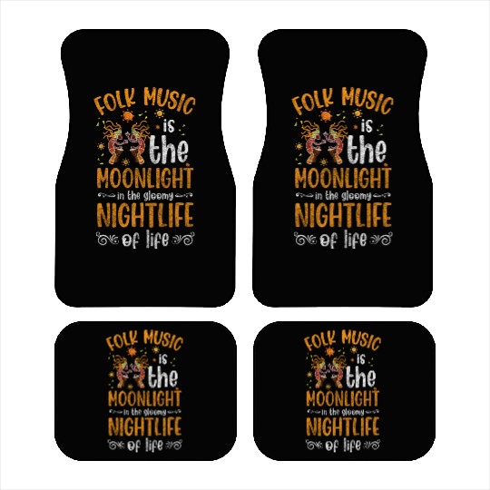 Folk Music Party Orchestra Singing Car Mats