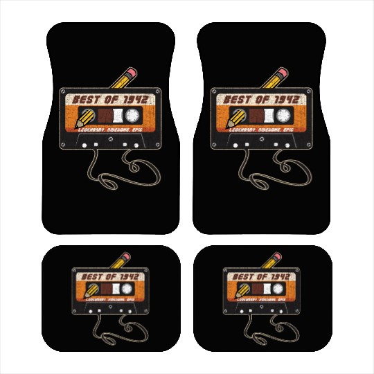 Best Of 1942 Vintage Edition Cassette Tape Car Mats