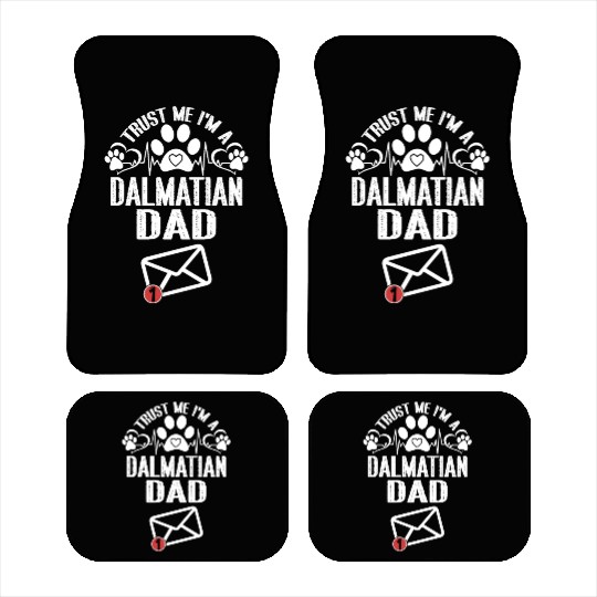 Vintage Dalmatian Dad Car Mats