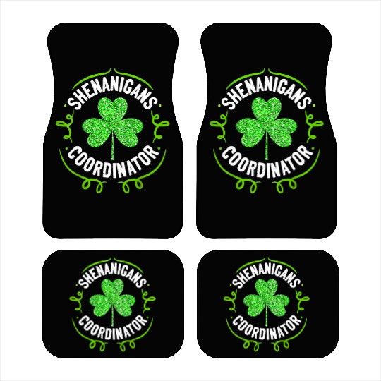 Shenanigans Coordinator Teacher St Patrick'S Day Car Mats