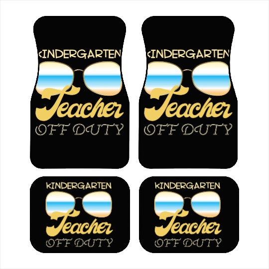 Kindergarten teacher off duty Car Mats