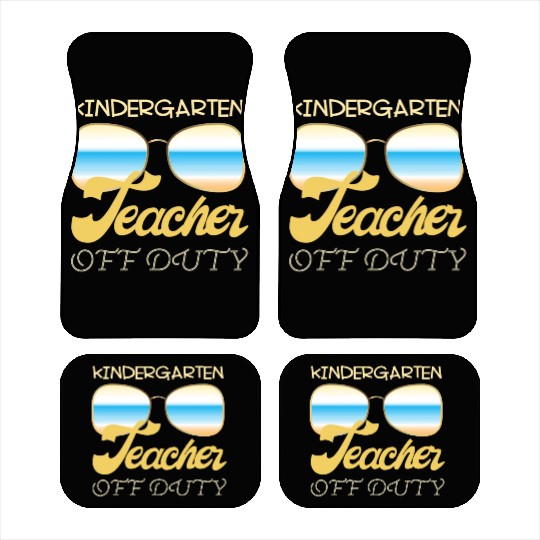 Kindergarten teacher off duty Car Mats