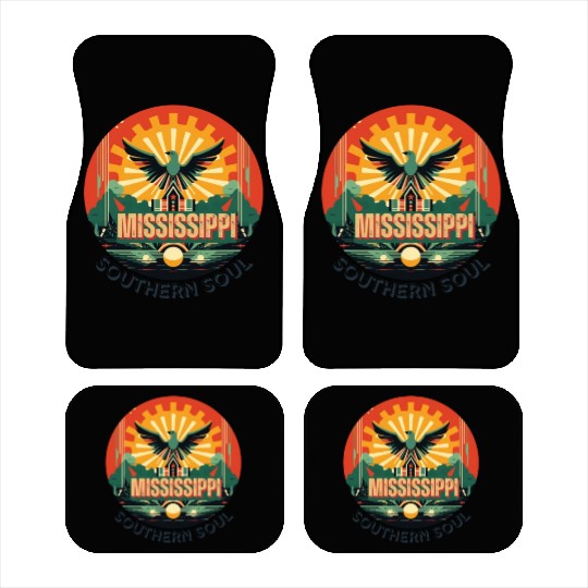 Mississippi vibes Car Mats