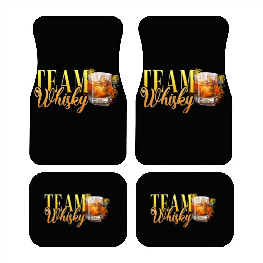 Team Whisky Stag Party Women Bartender Car Mats