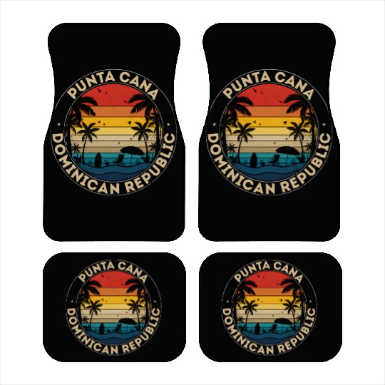 Punta Cana Dominican Republic Reminder Car Mats