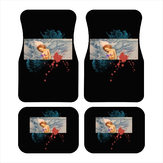 storm clouds girl Car Mats