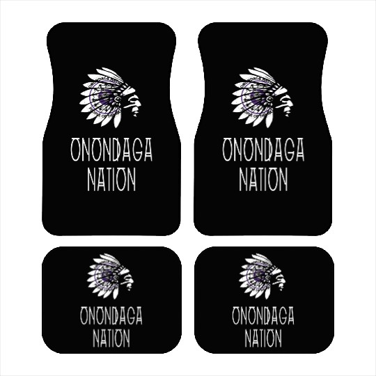 Onondaga Nation Indigenous Native American Headdre Car Mats