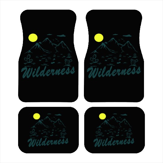 Wilderness Hiking Nature Lover Car Mats